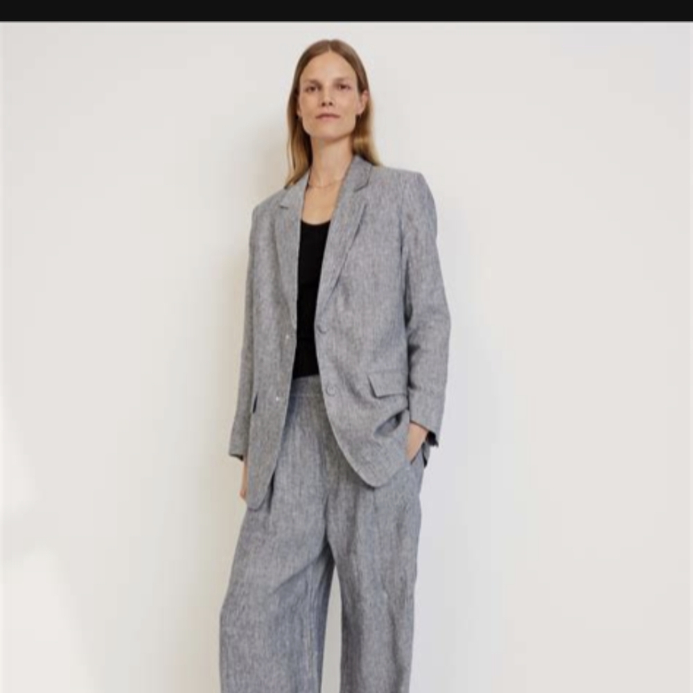 Everlane Linen Blend Relaxed Blazer